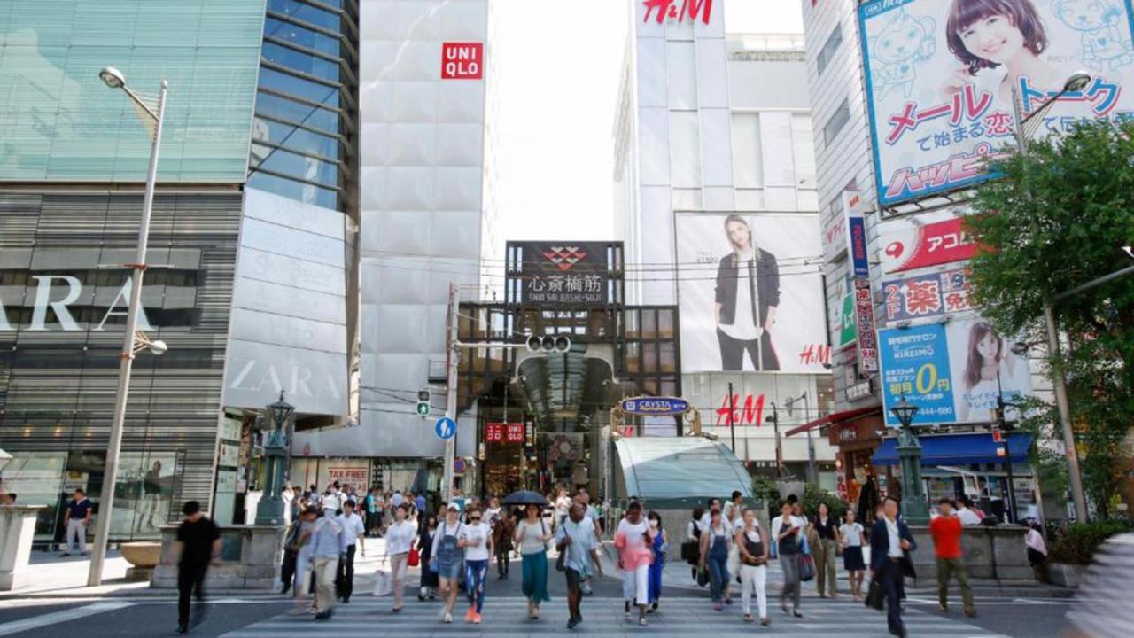 Toyoko Inn Osaka Shinsaibashi Nishi Bagian luar foto